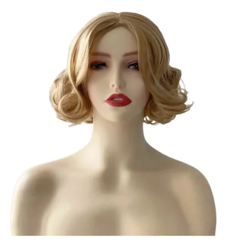 Pelucas Sintéticas Cortas Y Rizadas Look Para Mujer, Malla T Not Specified