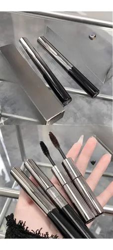 Máscara De Pestañas Con Doble Cabezal Para Rizar Y Maquillaj