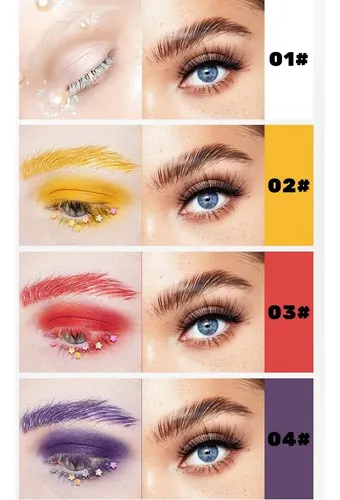 Kit 4 Piezas Máscara Cejas Larga Duración Impermeable