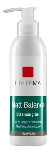 Lidherma Matt Balance Gel De Limpieza X 180gr. Piel Grasa.