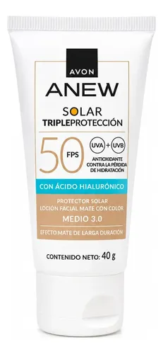 Anew Triple Protección Fps50 Protector Solar Facial Color
