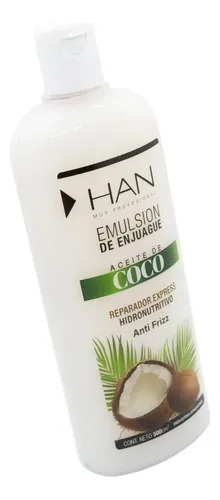 Han Coco Acondicionador Emulsión Reparador Anti Frizz 500ml