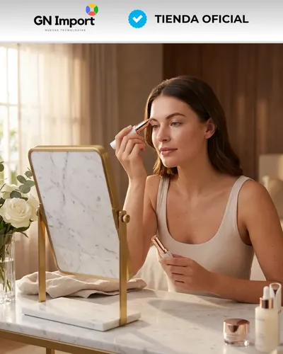 Kit Depilador Facial 2 En 1 Cejas Bozo Usb Indoloro Portátil