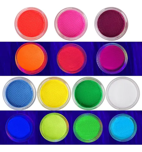 Delineador Neon Uv Meicoly 7 Colores, Base Agua, Vegano
