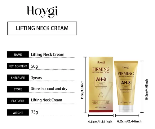 Hy/ Crema Hidratante De Cuello Hoygi Para El Cuidado Diario