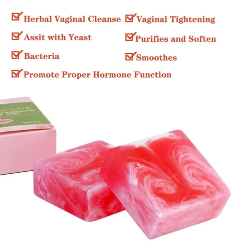 Jabón Yoni Natural Para Mujeres, 100% Artesanal, Ph