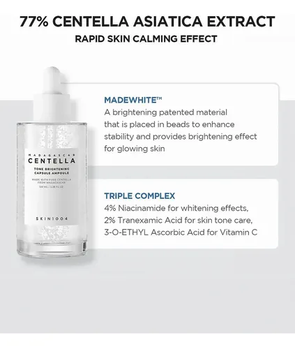 Skin1004 Tone Brightening Serum Facial Anti-manchas 100ml Todo Tipo De Piel Día/noche