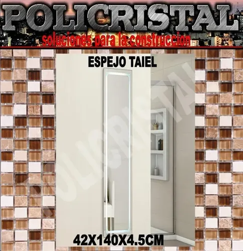 Espejos Taiel 42x140x4.5cm Iluminacion Led !!