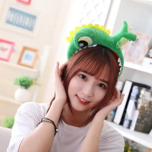 Novedad Cosplay Diadema Pelo Aro Felpa Lindo Para Www