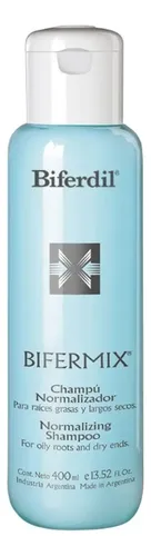 Shampoo Biferdil Bifermix Normalizador Cabellos Mixtos x400 Ml