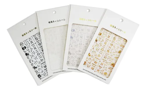 Calcomanías Para Uñas Miss Forever  Arte Zodiacal  4 Lámin