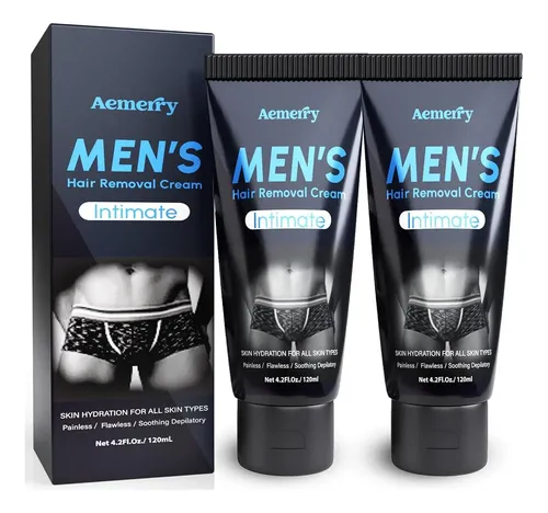 Crema Depilatoria Para Hombres Aemerry 4 Fl Oz (pack De 2)