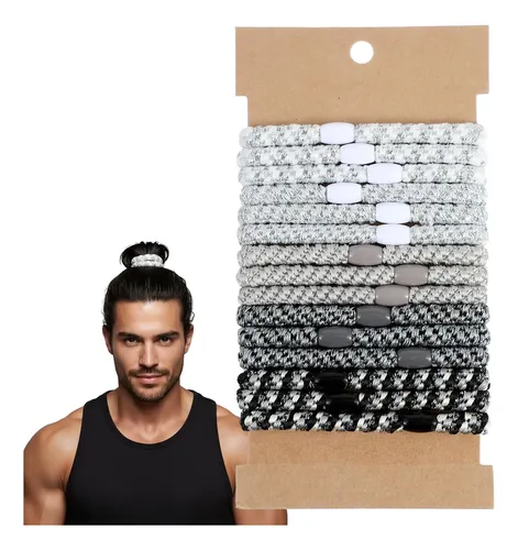 Paquete De 15 Cintas Para El Pelo Para Hombre, Cintas Para E