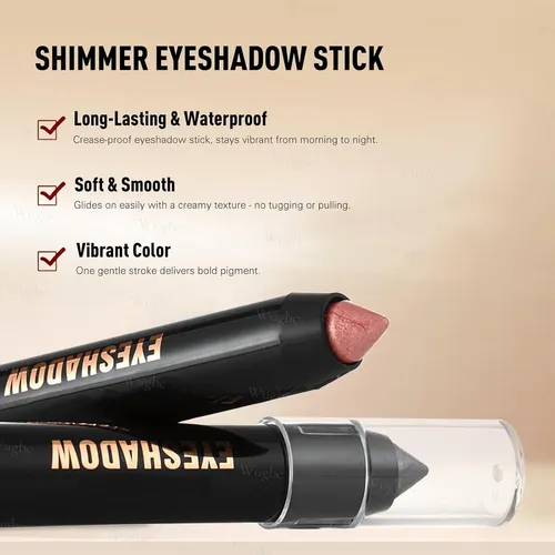 Lápiz 3 En 1 Dorado Wugbc Sombra Ojos Delineador Iluminador