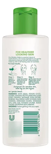 Agua Micelar Simple Limpiadora 198 Ml (pack De 2)