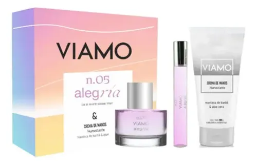 Set Viamo Alegría Eau De Toilette Frutal Spray Con Mujer