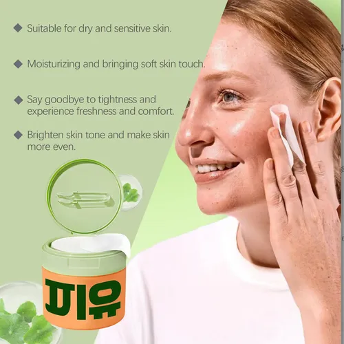 Tónico Facial Radiance Pads Con Forma De Caracol Para Líneas
