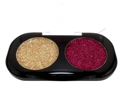 Paleta Sombras Ojos Glitter Gel Purpurina Tejar 2 Colores