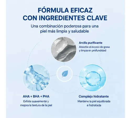 A Mascarilla Arcilla Cero Poros 3 Ácidos 100g
