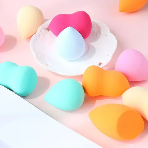 Licuadora De Esponja De Maquillaje Sin Látex Para Uso Húmedo