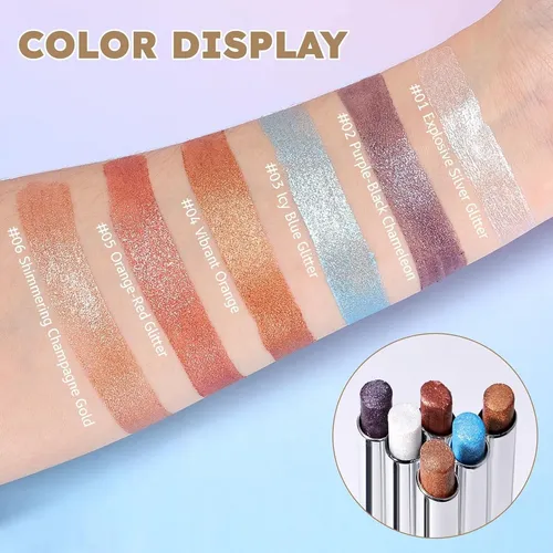 Lápiz Multichrome Glitter Para Ojos U-shinein