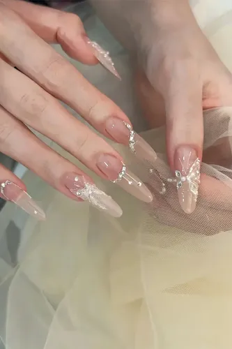 3set Uñas Postizas Set De 24 Piezas Manicura Diy Mixtos *3