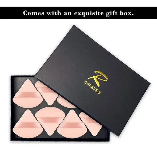 Esponjas De Maquillaje Rareius Triangulares Para Polvo 8 Uni