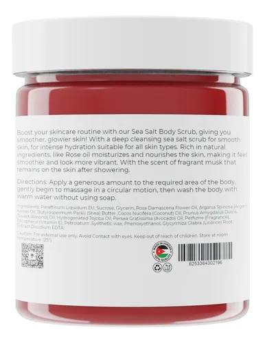 Exfoliante Corporal Amira Beauty Rosa Y Almizcle 200g