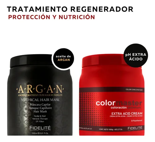 Kit Mascaras Capilares Reparacion Fidelite Mythical Argan Y