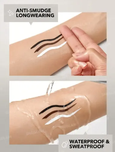 Sheglam Intensify Smudge-proof Eyeliner Gel Color Negro Efecto Mate