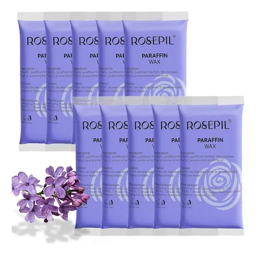 Cera De Parafina Lavanda Rospeil 10 Paquetes Para Uso En