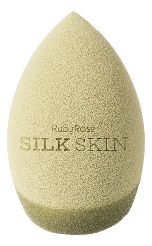 Esponja Maquillaje Silk Skin Ruby Rose Flawlessfinish Vegana Verde Claro