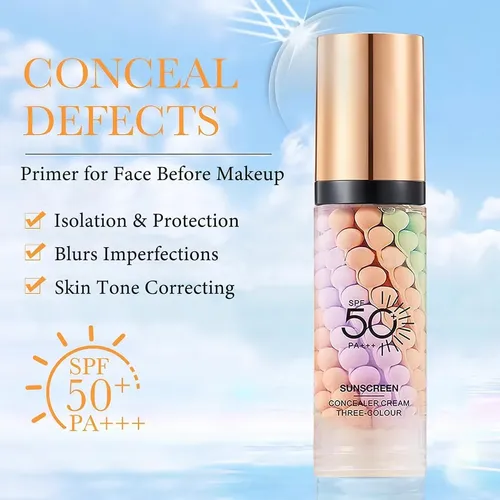 Primer Facial 3 En 1 Spf 50 Eakroo Set A