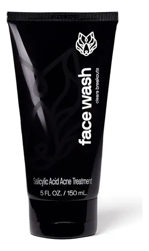 Limpiador Facial En Polvo Black Wolf Para Hombres 148 Ml