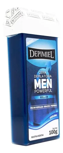 Roll On Cera Depilatoria Men Power Full Depimiel 100g X 6u