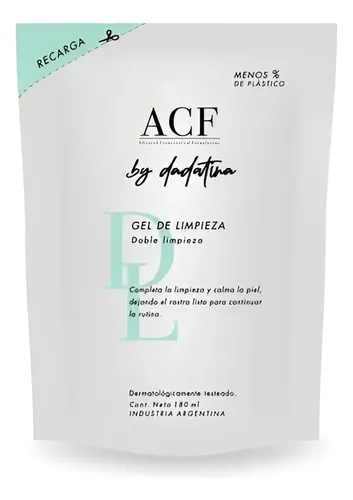 Acf By Dadatina Gel De Limpieza Facial Refill 180ml