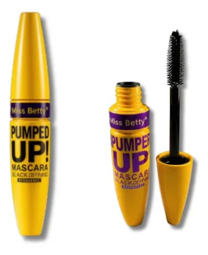 Miss Betty Pump Up Máscara De Pestañas Waterproof Negra