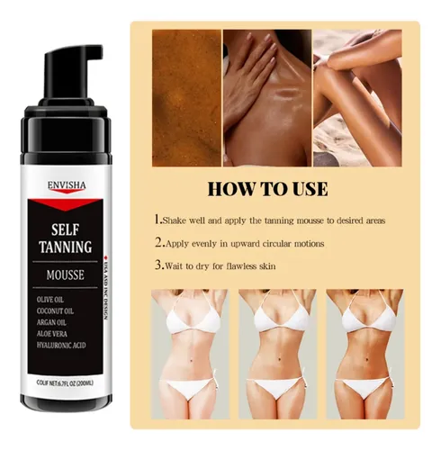 Mousse Autobronceadora De 200 Ml, Bronceador Sin Sol De Bron
