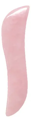 Natural Rose Cuarzo Gua Sha Herramienta Jade Acupuntura