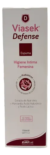 Viasek Defense Espuma De Higiene Intima Femenina 150ml