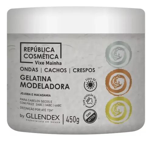 Gelatina Modeladora Gllendex Vixe Mainha 450 Grs