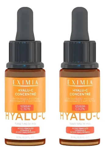Combo X2 Eximia Hyalu-c Concentrado Serum Antioxidante X15ml