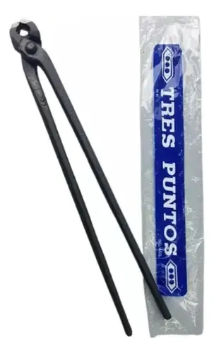 Tenaza Armador 3 Tres Puntos 35 Cm Nacional 1/2 Medio Corte