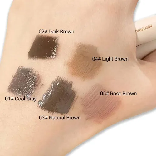 Gel De Cejas Tintado Erinde 2 Piezas Marrón Natural