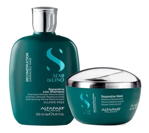 Shampoo 250ml Y Máscara 200ml Reconstruction Alfaparf