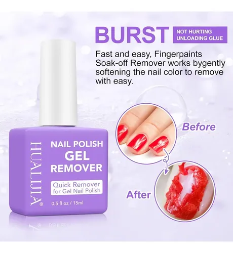 Removedor De Esmalte De Uñas En Gel Ledong 14.79 Ml 2pcs