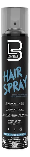 Level 3 Hair Spray Natural Look Fijacion Fuerte Pelo