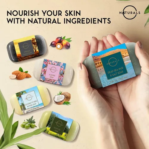 Jabón Corporal O Naturals Set 10 Unidades Exfoliante Vegano