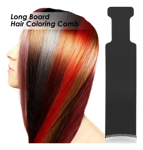 Cepillo Largo Para Teñir El Cabello Lurrose, 3 Unidades, Con Negro