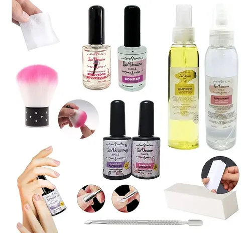 Kit Completo Para Kapping Lima Bonder Clarificador Repujador